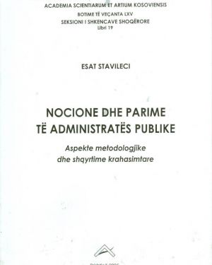 Nocione dhe Parime të Administratës Publike- Esat Staliveci