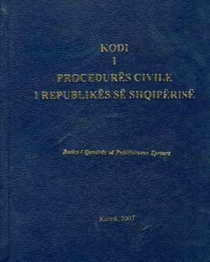 Kodi I Procedures Civile I Republikes se Shqiperise