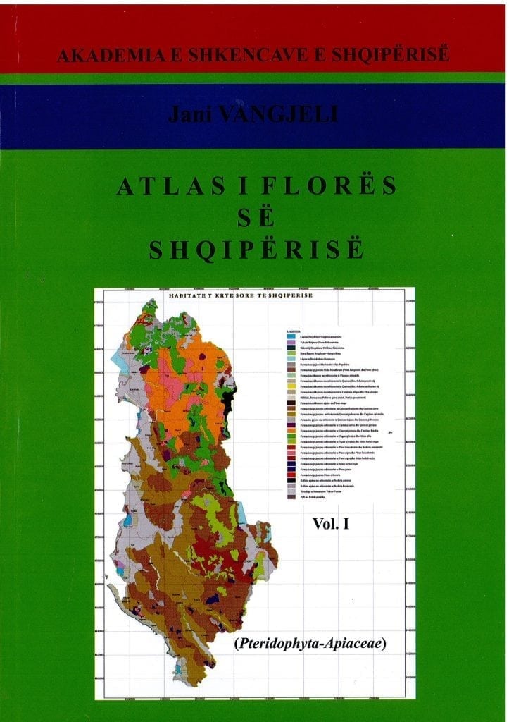 Atlas i Flores se Shqiperise – Akad. Prof. Dr. Jani Vangjeli